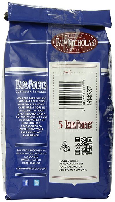 PapaNicholas Coffee Whole Bean Coffee, Italian Espresso, 10 Ounce N25