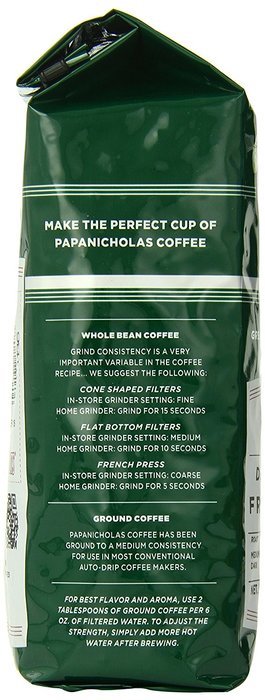 PapaNicholas Coffee Whole Bean Coffee, Italian Espresso, 10 Ounce N29