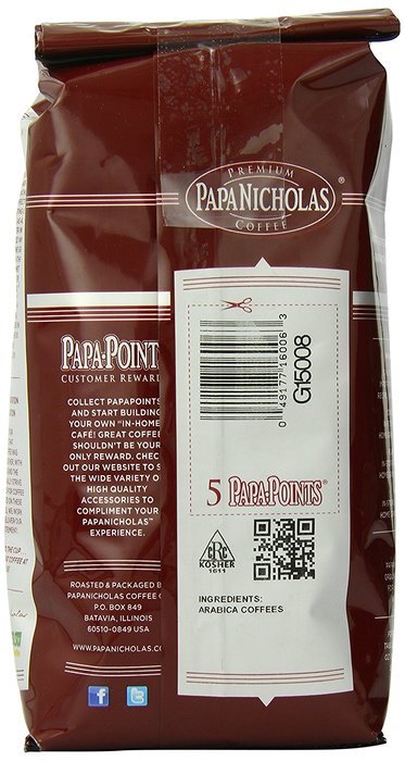 PapaNicholas Coffee Whole Bean Coffee, Italian Espresso, 10 Ounce N35