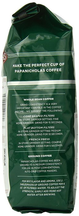 PapaNicholas Coffee Whole Bean Coffee, Italian Espresso, 10 Ounce N37