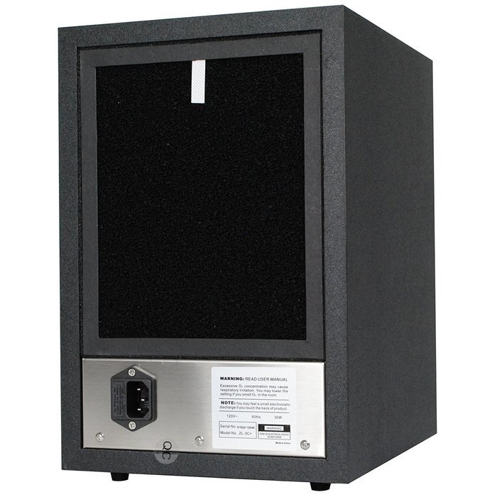Zen Living ZL-3C+ Ionic Air Purifier For Smokers With Oversized Carbon Filter, Dual Plate Ozone Generator, & Ionizer N8