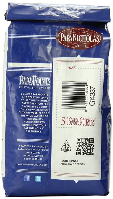 PapaNicholas Coffee Whole Bean Coffee, Italian Espresso, 10 Ounce N42