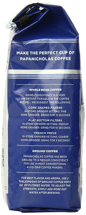PapaNicholas Coffee Whole Bean Coffee, Italian Espresso, 10 Ounce N43