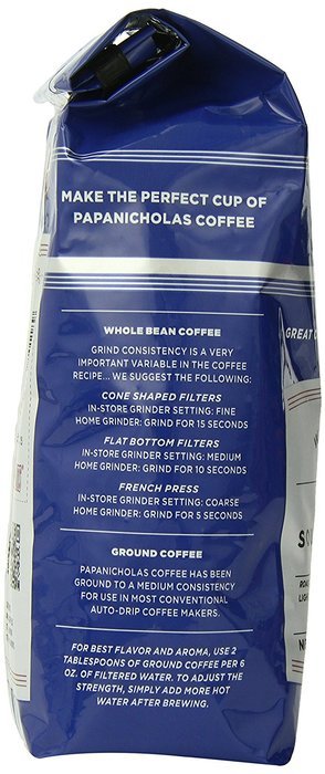 PapaNicholas Coffee Whole Bean Coffee, Italian Espresso, 10 Ounce N46
