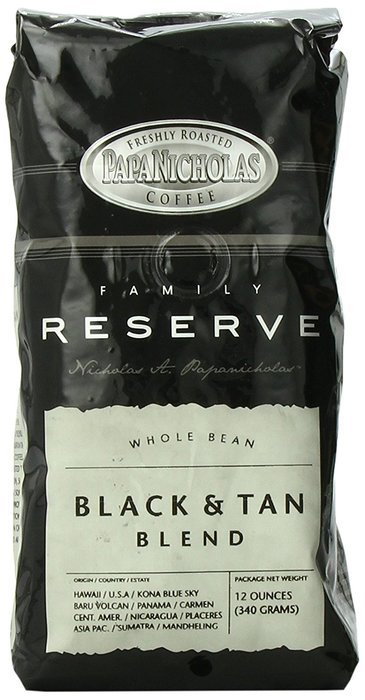 PapaNicholas Coffee Whole Bean Coffee, Italian Espresso, 10 Ounce N53