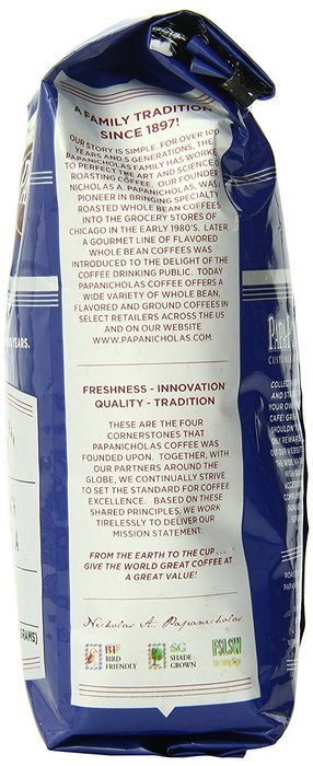 PapaNicholas Coffee Whole Bean Coffee, Italian Espresso, 10 Ounce N57