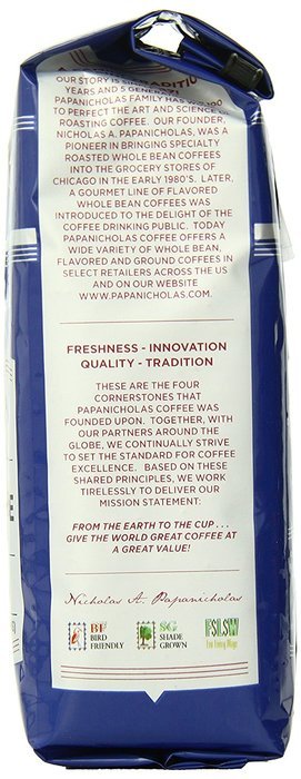 PapaNicholas Coffee Whole Bean Coffee, Italian Espresso, 10 Ounce N59