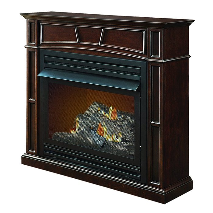 Pleasant Hearth VFF-PH32DR Tobacco Full-Size Vent-Free Dual Fuel Gas Fireplace