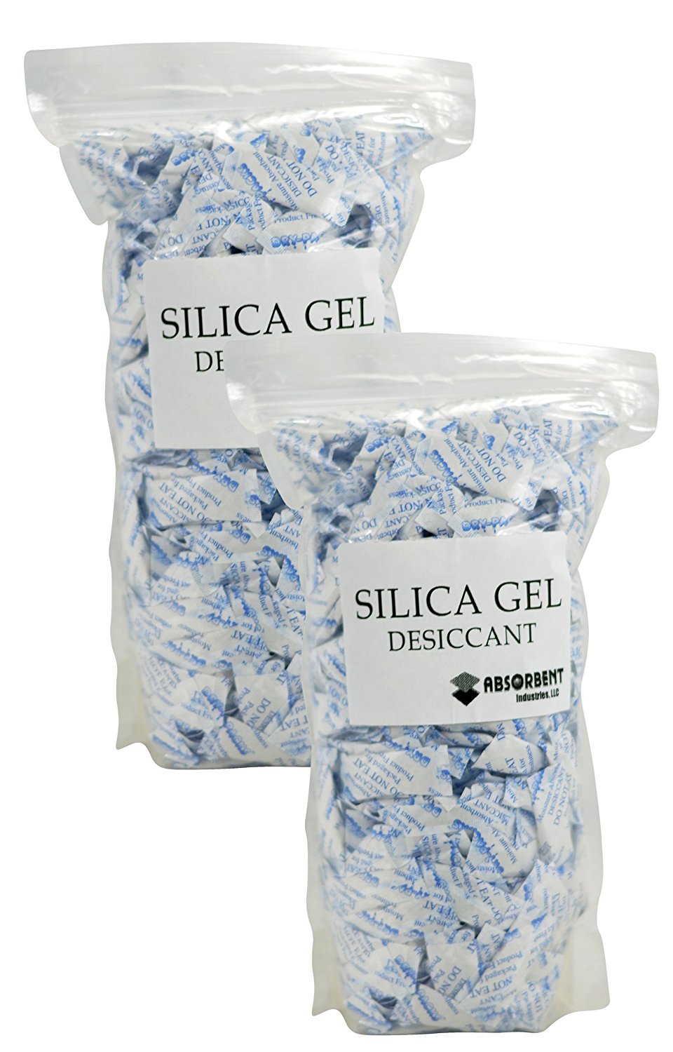 2 gram X 1000 PK Silica Gel Desiccant Moisture Absorber FDA Compliant