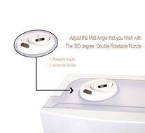 Digital Humidifier with LED Display Ultrasonic Cool &amp; Warm Mist with Digital Humidity, Mist Level Control &amp; Timer... N8