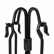 Clevr 29.5" 5pcs Fireplace Tool Set wood N7