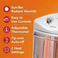 Holmes Quartz Tower Heater, White N4