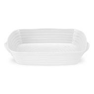 Portmeirion Sophie Conran White Medium Handled Rectangular Roasting Dish
