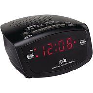 New SXE SXE86001 AM/FM Dual Alarm Clock Radio