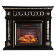 Southern Enterprises Donovan Infrared Electric Fireplace in Black N3