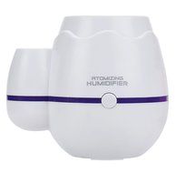 Gillberry Ultrasonic Can flower arrangement Aroma LED Humidifier Air Diffuser Atomizer (White) N7
