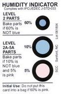 3M 51060HIC125 HUMIDITY INDICATOR CARD, 60%RH, &Acirc;&plusmn;2.5%