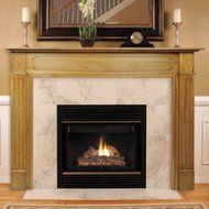 Pearl Mantels 110-56 Williamsburg Fireplace Mantel Surround, Unfinished