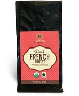 Ladybug Goodies, Organic Coffee Beans, French Roast, Whole Bean, Fair Trade Certified, Dark Roast Coffee, 100%... N6