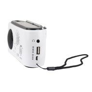 Qooltek Portable Emergency Dynamo/Solar Hand Crank Self Powered AM/FM Radio with Cell Phone Charger &amp; 3-LED Flashlight... N2