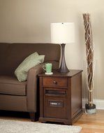 Portable Infrared Quartz Heater with Drawer, Cherry N3