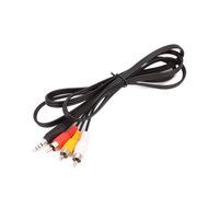 HDE 3ft. Feet RCA Male to 3.5mm Male Jack Composite Audio Video A/V Cable