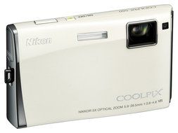 Nikon Coolpix S60 10MP Digital Camera with 5x Optical Vibration Reduction (VR) Zoom (Arctic White) N3