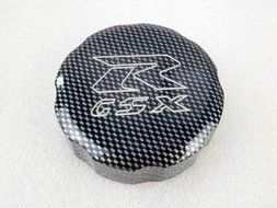 Carbon Front Brake Fluid Reservoir Cap For Suzuki GSXR GSX-R 600 750 1000 by Tmsuschina