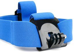 DURAGADGET Green Camo Print Fully Adjustable Head Strap Mount For All GoPro Cameras