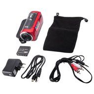 DV40 16.0MP 16X Digital Zoom 2.7" TFT LCD 1280*720 HD Digital Video Camera Recorder - Black / Red