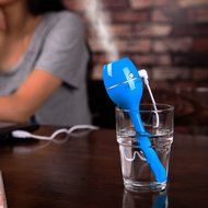 Morpilot Portable USB Mini Magic Wand Stick Ultrasonic Aromatherapy Diffuser Purifier Humidifier with Water Cup... N11
