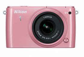 Nikon 1 S1 10.1 MP HD Digital Camera with 11-27.5mm VR 1 NIKKOR Lens (Pink) N2