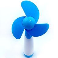 Mcupper-2016 NEW Personal Hand-held/Portable Battery Operated Mini Air Fan for Home and Travel (blue)