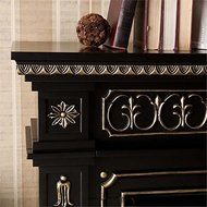 Southern Enterprises Donovan Infrared Electric Fireplace in Black N4