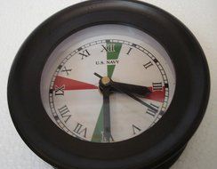 U.S. Navy Marine RADIO ROOM wall Clock - 100% SATISFACTION - ROMAN Letters - Marine / Nautical / Boat / Maritime N2