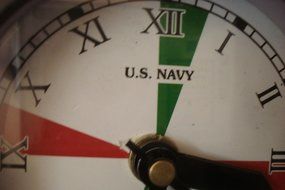 U.S. Navy Marine RADIO ROOM wall Clock - 100% SATISFACTION - ROMAN Letters - Marine / Nautical / Boat / Maritime N3