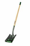 Truper 31188 Tru Tough 48-Inch Square Point Shovel, Long Handle, 6-Inch Grip