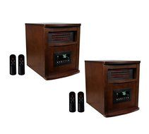 LifeSmart LifePro LS-1000HH 1800 Sq Ft Infrared Quartz Electric Portable Heater