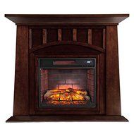 Southern Enterprises Lowery Infrared Electric Fireplace in Espresso N4