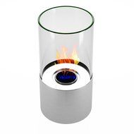 Moda Flame Lit Table Top Firepit Bio-ethanol Fireplace in Stainless Steel N14