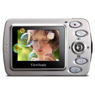 View Sonic 3DSC5 5MP Digital Camera with CMOS Sensor and 4x Optical Zoom (Black)