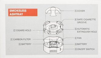 World's Best Smokeless Ashtray N5