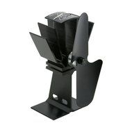 CAFRAMO ECOFAN ORIGINAL BLACK BLADE HEAT POWERED STOVE FAN