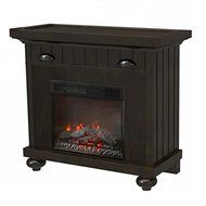 Fumiax Retro Style Electric Fireplace Mantel N2