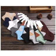 KAKA(TM) Men's Casual Short Cotton Socks Three Pairs Mix Color Shipping N8