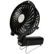 A-szcxtop Portable Multifunction Fold Handheld Hanging Umbrella Mini Fan with 18650 Battery (Black) N4