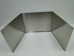 Stainless Steel fireplace reflector