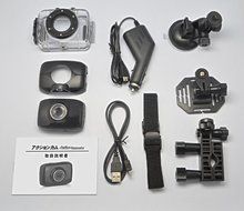 Good-J action cam waterproof 10m corresponding HD720pix G-ACAM-BK N2