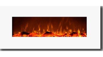 Gibson Living Liberty 50 Inch Electric Wall Mounted Fireplace in Black N3