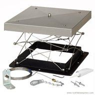 8" X 13" Lock-Tight Top Sealing Damper Stainless Steel Chimney Cap